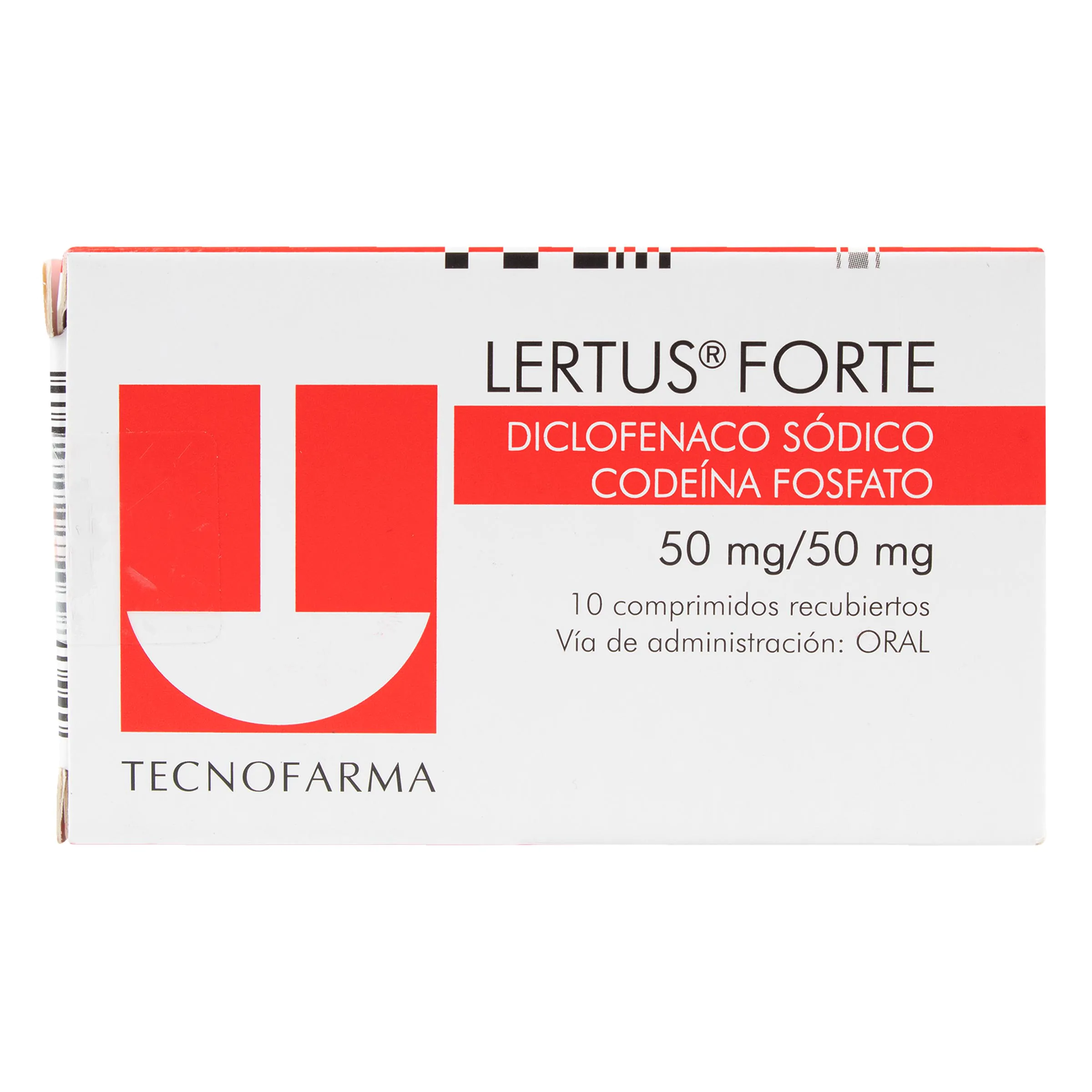LERTUS FORTE 50 MG 10 COMPRIMIDOS - Imagen 1