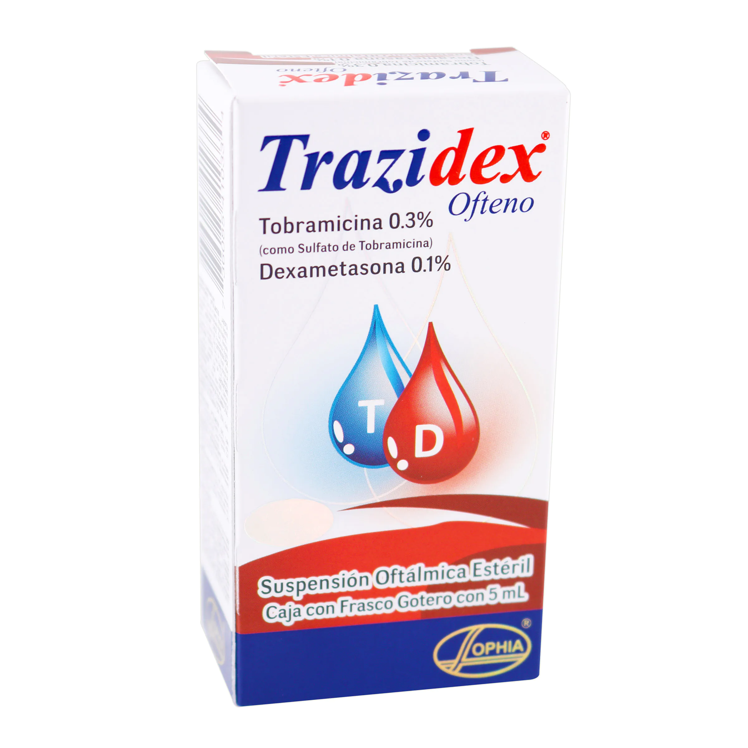 TRAZIDEX OFTENO 5 ML - Imagen 1