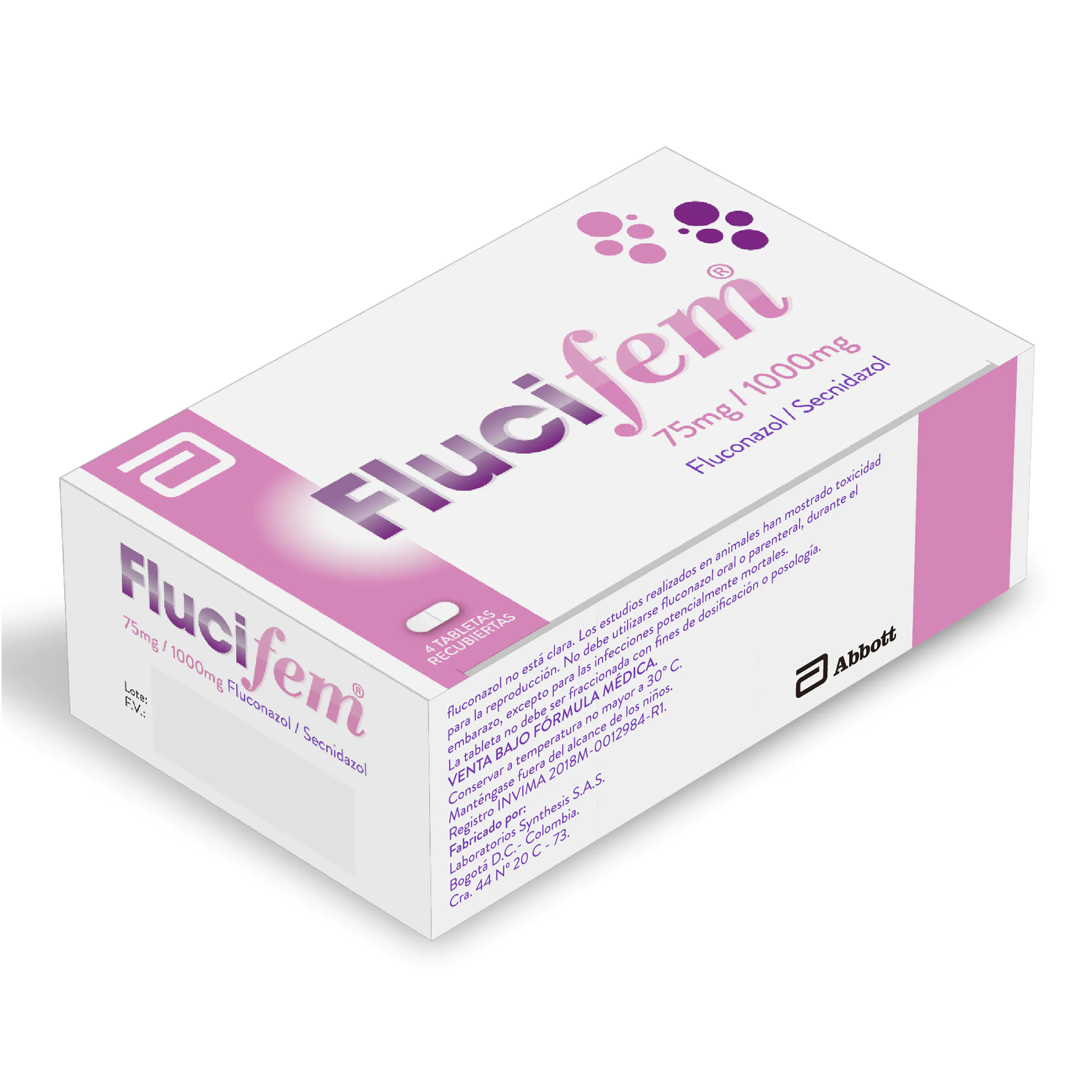 FLUCIFEM 4 TBS RECUBIERTAS - Imagen 1