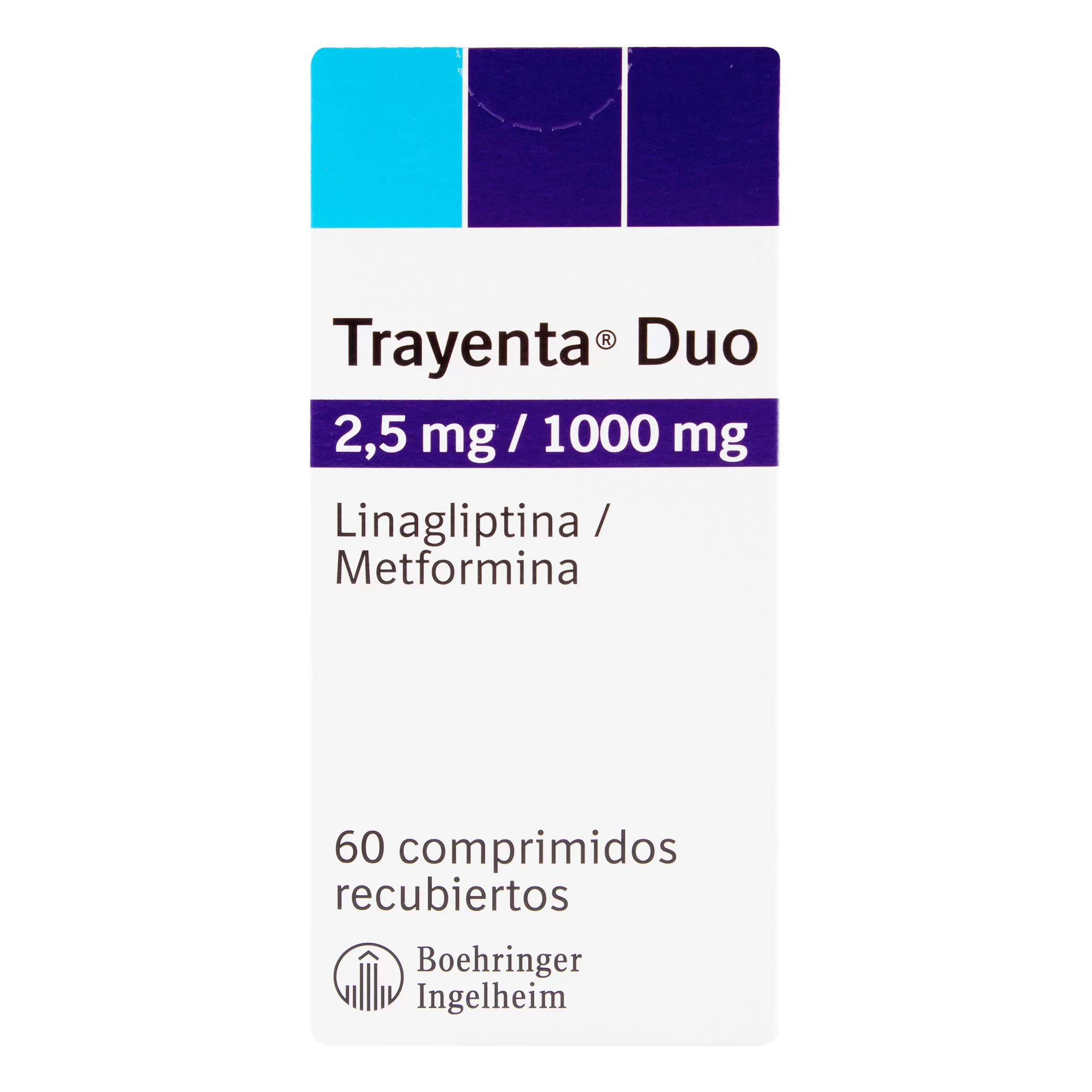 TRAYENTA DUO 2.5/1000 MG 60 TBS - Imagen 1