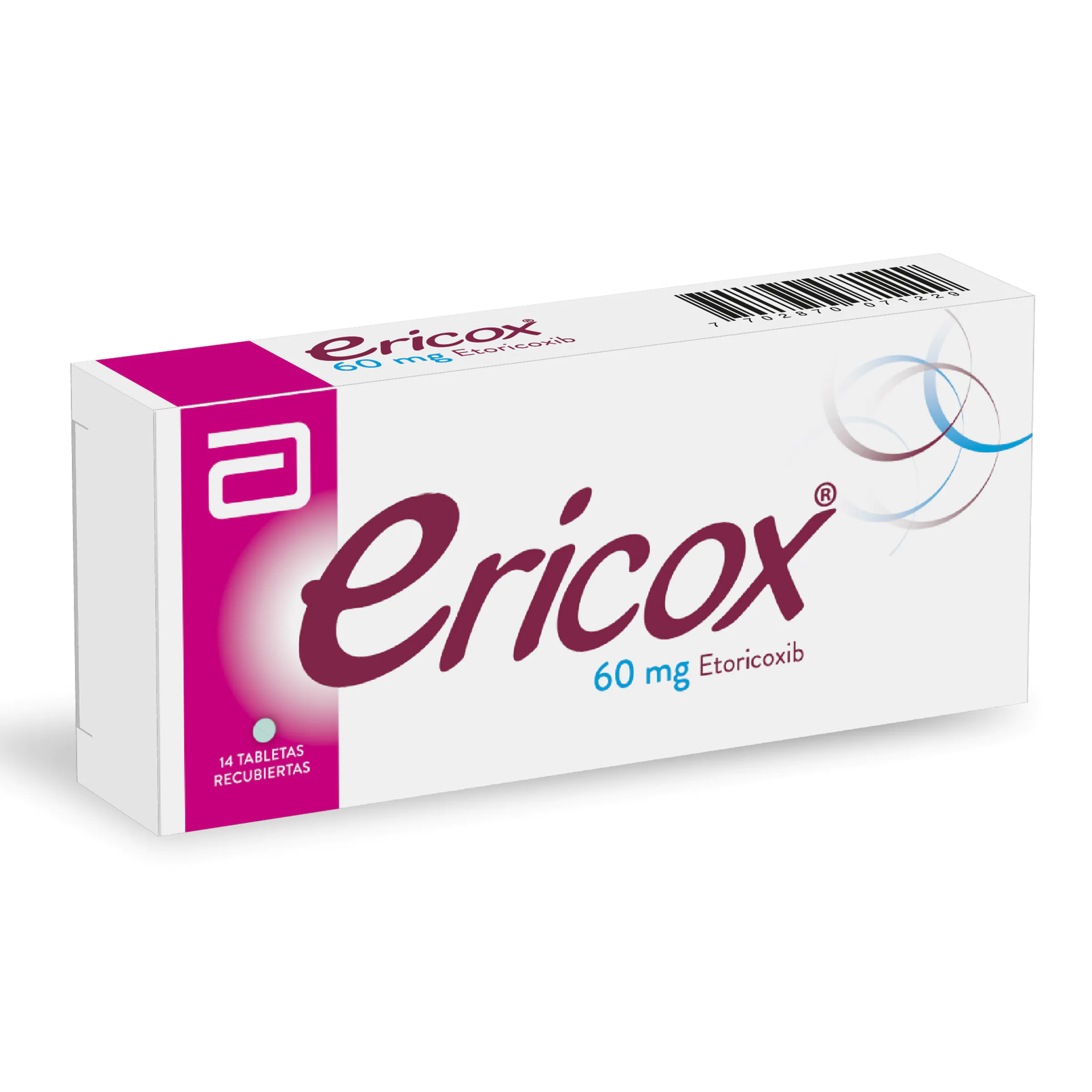 100020690 ERICOX 60 MG 14 TABLETAS - Imagen 1