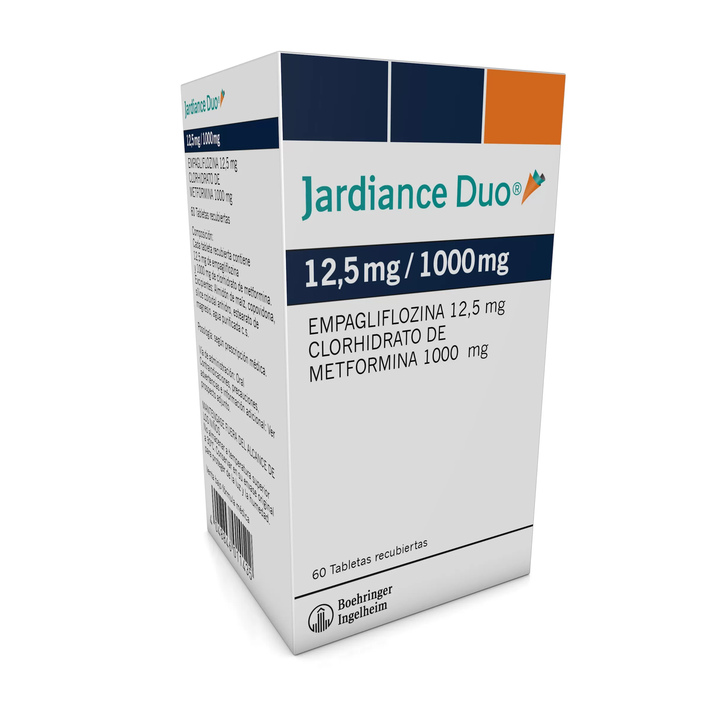 JARDIANCE DUO 12.5/1000MG 60 TBS - Imagen 1