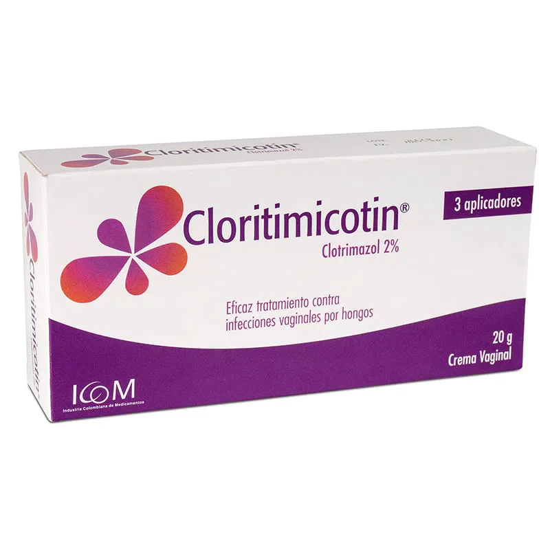 100025599.JPG CLOTRIMAZOL CLORITIMICOTIN 2% CREMA.VAG. 20GR ICOM - Imagen 1