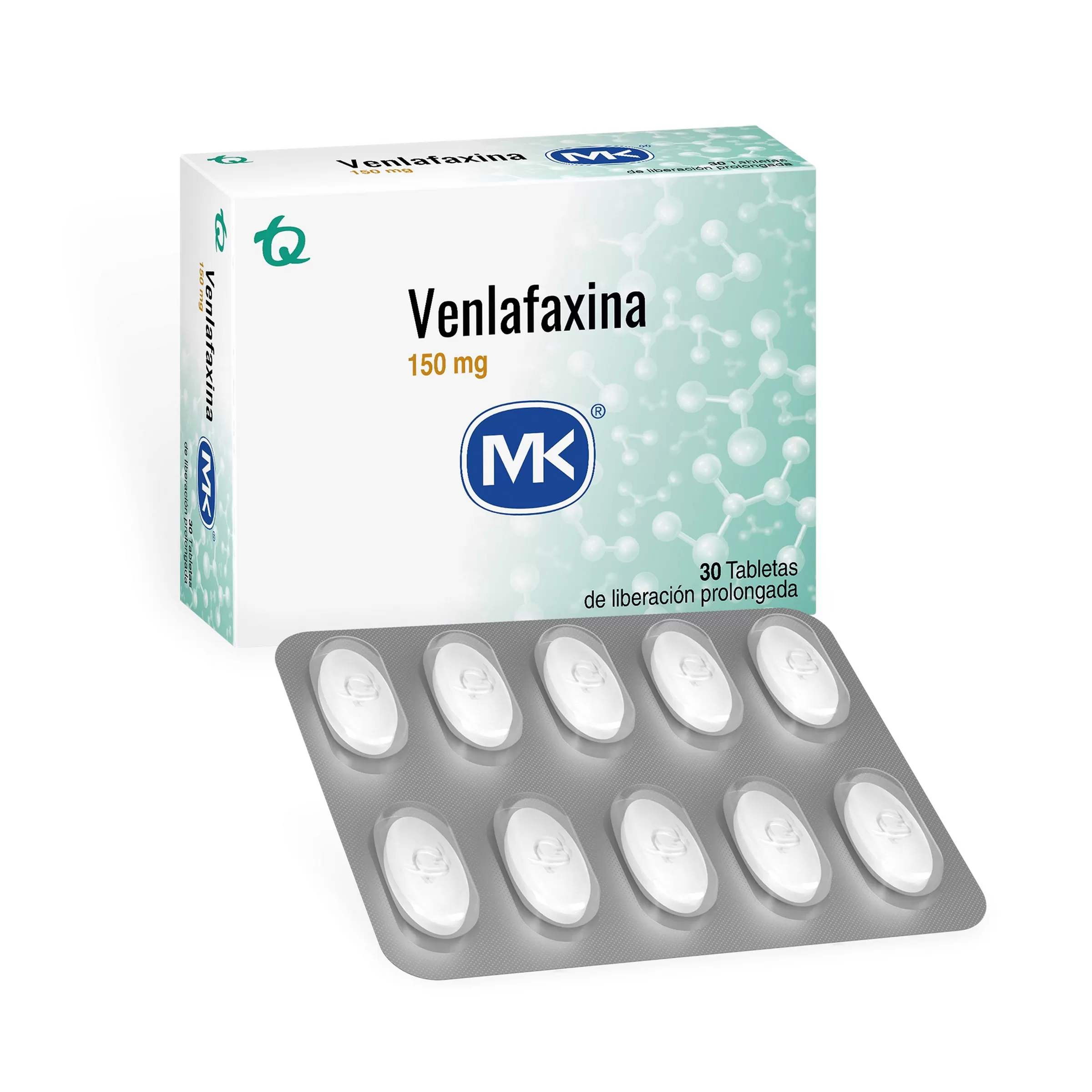 100026853 VENLAFAXINA 150 MG 30 TBS MK - Imagen 1