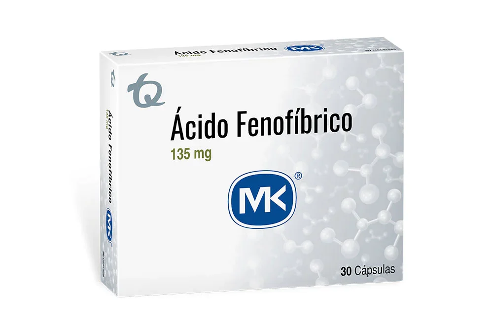 100026855 ACIDO FENOFIBRICO MK135MG 30CAP - Imagen 1