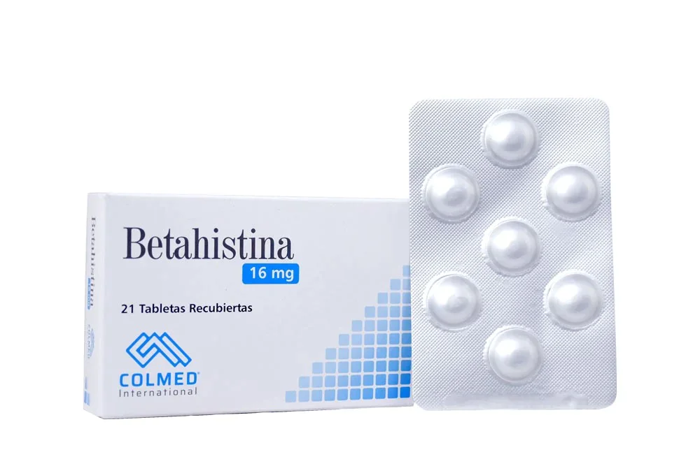 BETAHISTINA 16 MG 21 TBS PC - Imagen 1