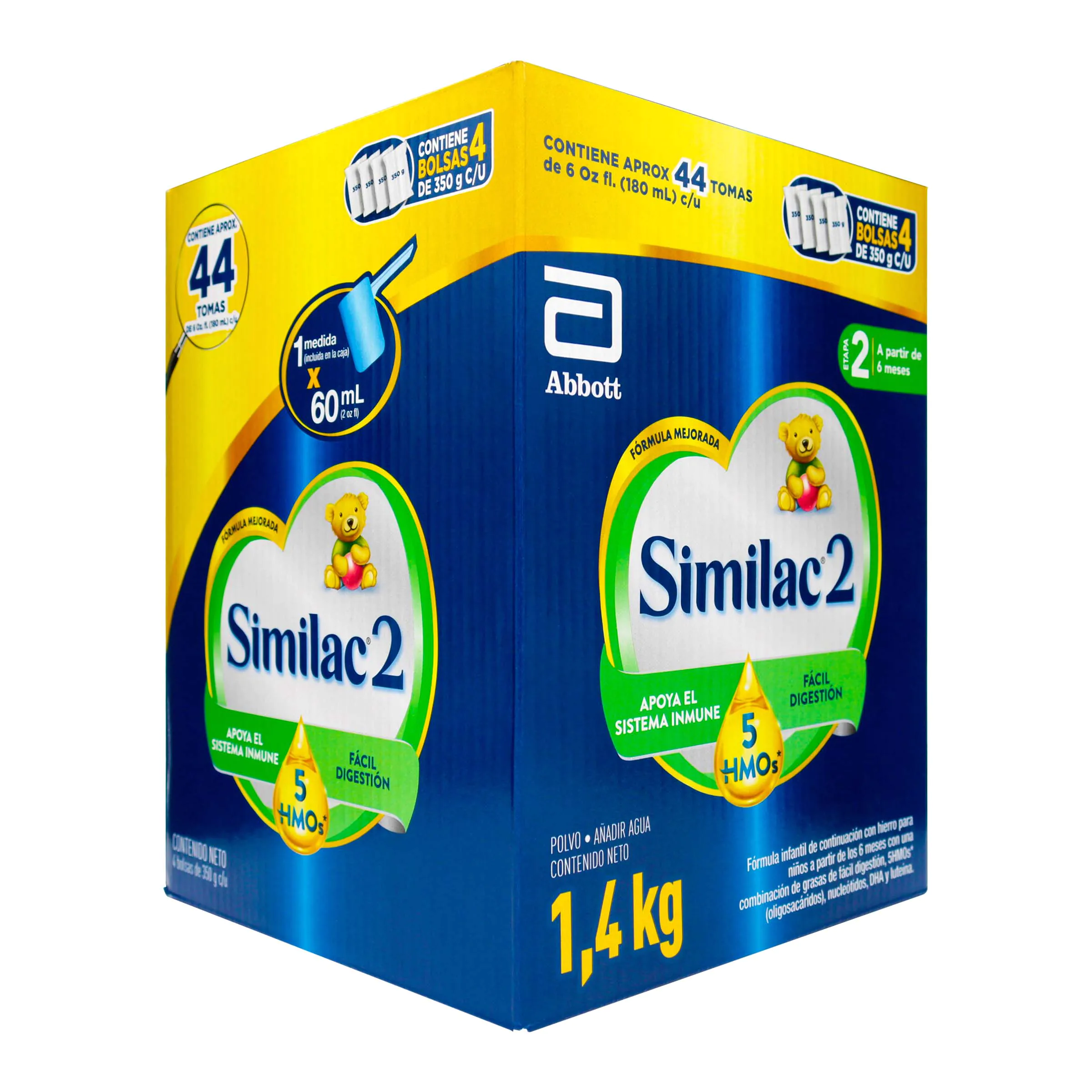 -100027676_1 SIMILAC 2 5HMOS CAJA 1400GRS - Imagen 1