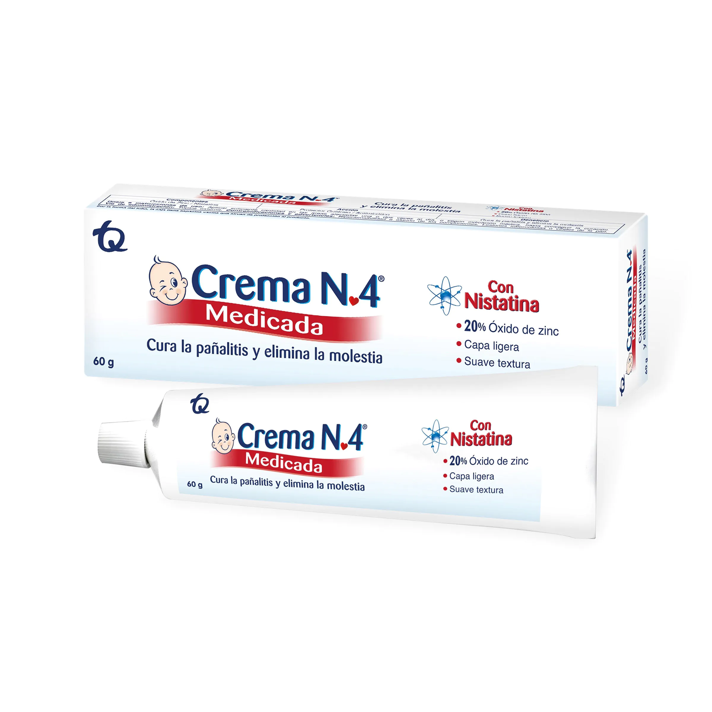 CREMA # 4 MEDICADA 60 GR - Imagen 1