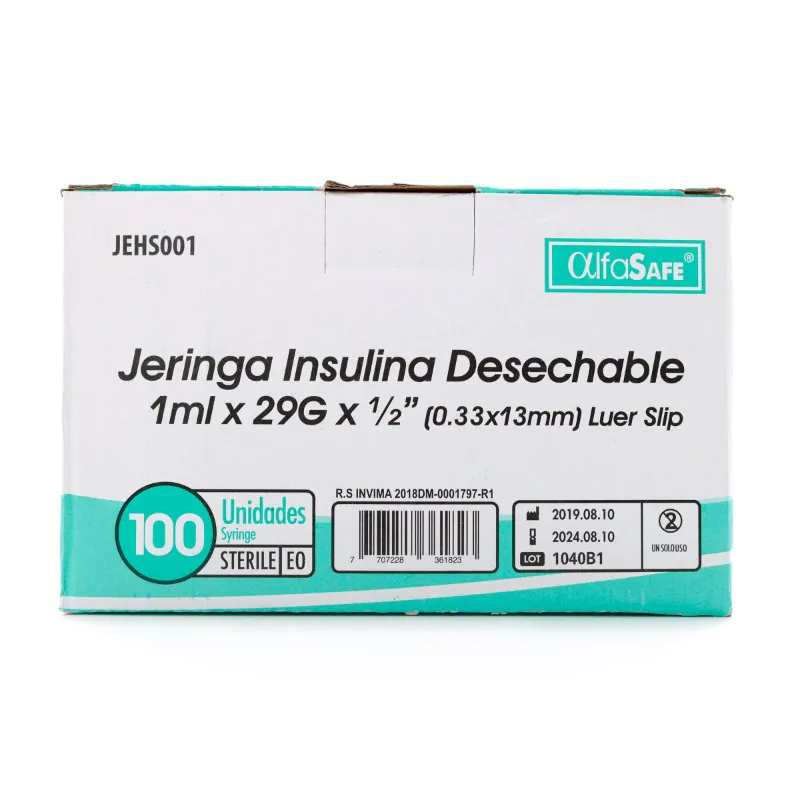 200018821-1.jpg JERINGA ALFA INS.1 CC 29G X1/2 13MM - Imagen 1