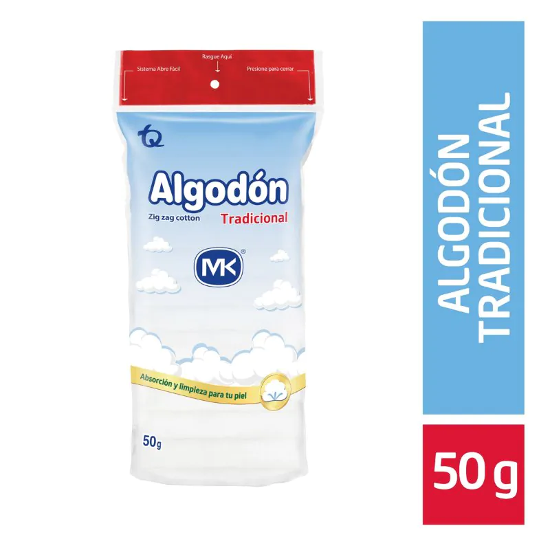 ALGODON ZIG ZAG MK 50 GR - Imagen 1