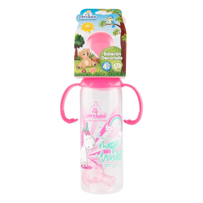 BIBERON CILINDRICO FINO 8 OZ - Imagen 1