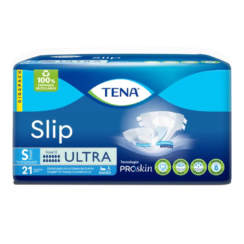 200030421-1.jpg TENA SLIP ULTRA TALLA S 21 UND - Imagen 1