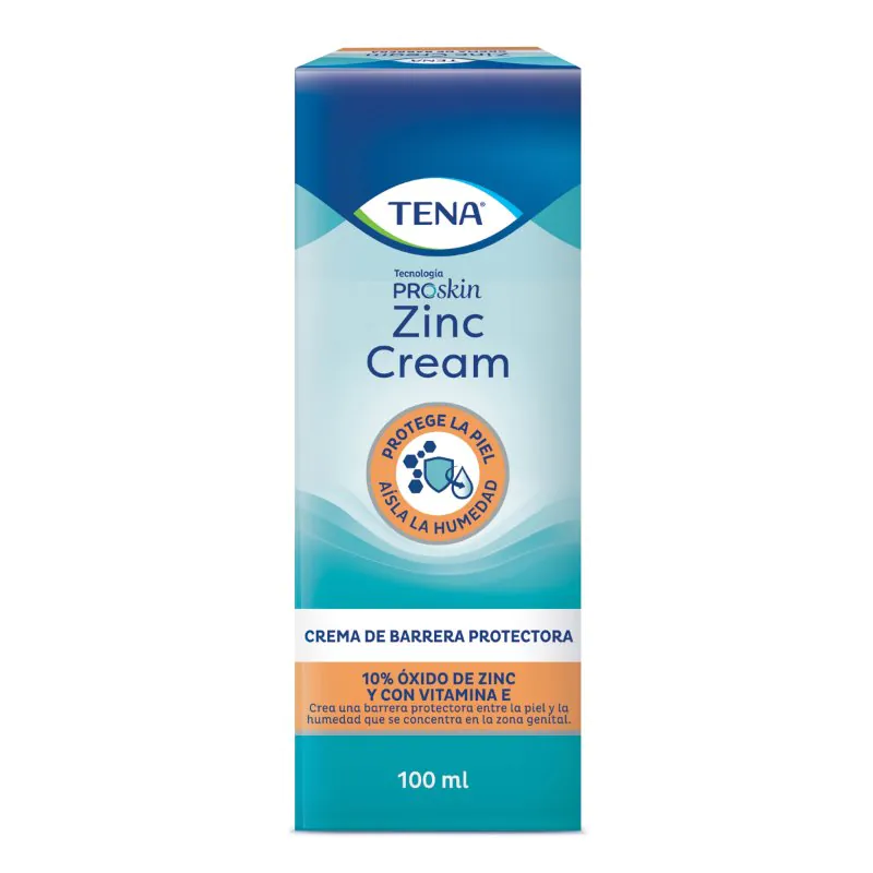 TENA ZINC CREMA DE BARRERA 100 ML - Imagen 1