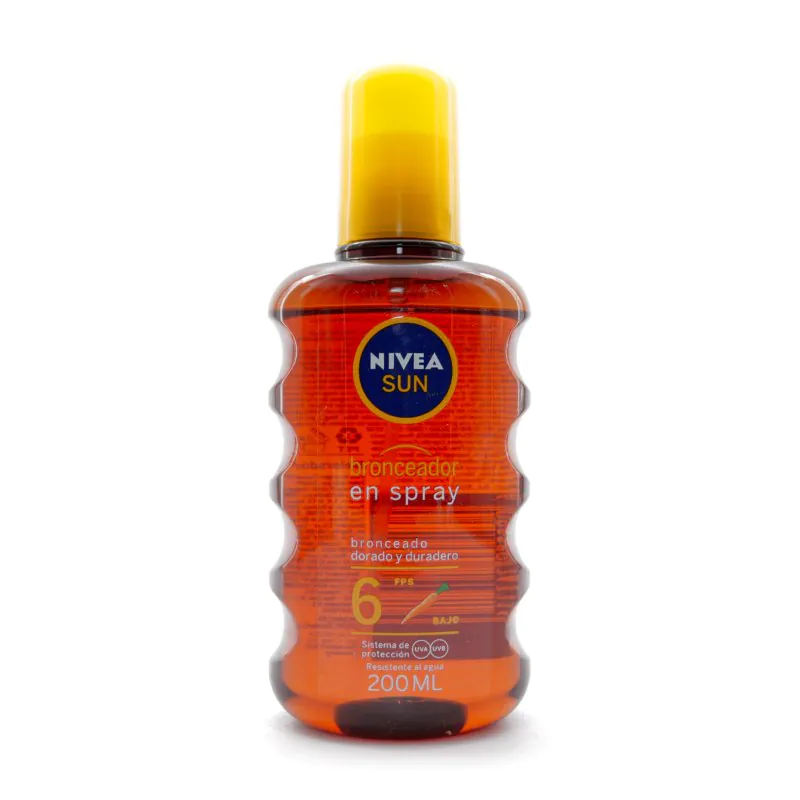 BRONC.NIVEA SUN ACEITE SPRAY FPS6 200 ML - Imagen 1