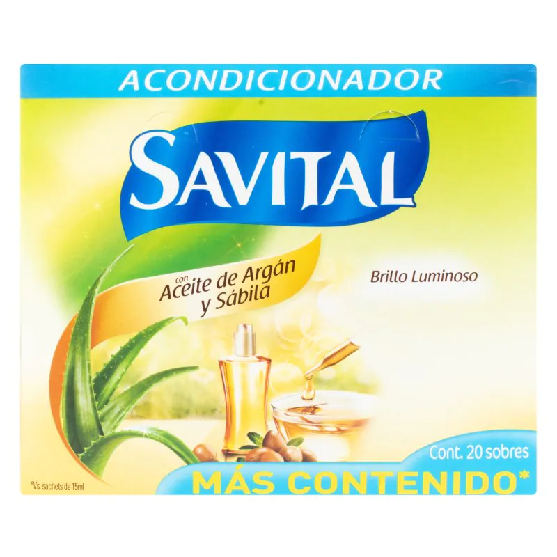 ACOND.SAVITAL ARGAN SABILA 22 ML - Imagen 1