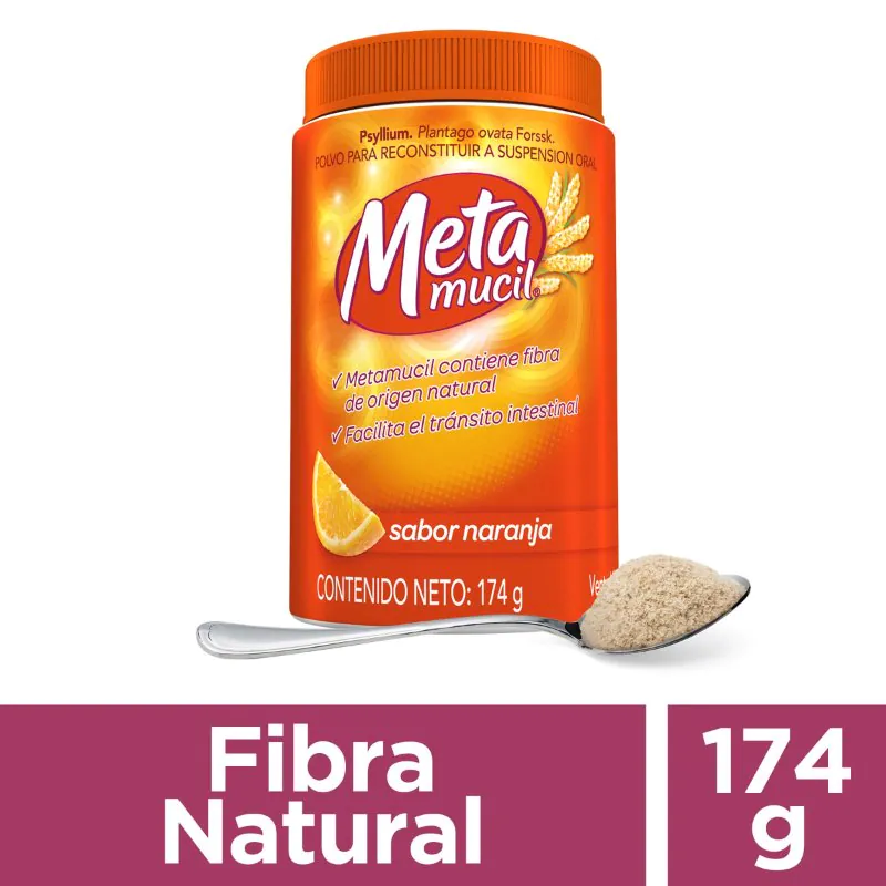 200033842-1.jpg METAMUCIL FIBRA 174 GR FCO 30 DOSIS - Imagen 1