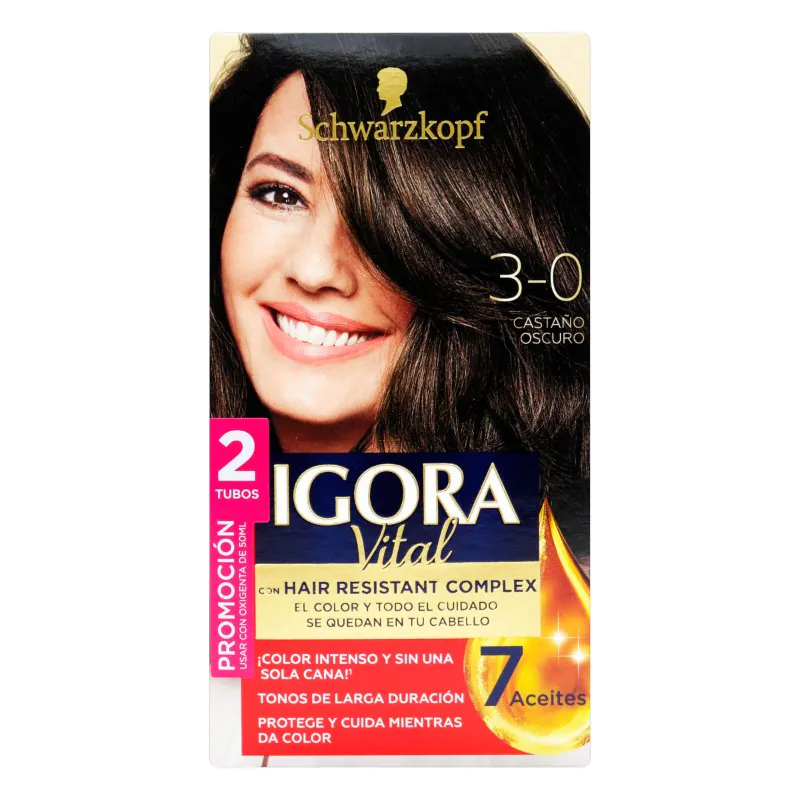 IGORA VITAL D.TUBO 3-0 CASTANO OSCURO - Imagen 1