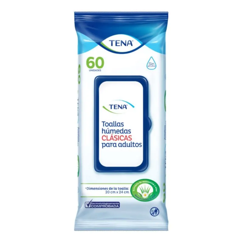 TOALLAS HUMEDAS TENA CLASICAS 60 UND - Imagen 1