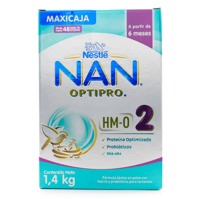 NAN OPTIPRO HMO 2 MAXICAJA 1.4 KG. - Imagen 1