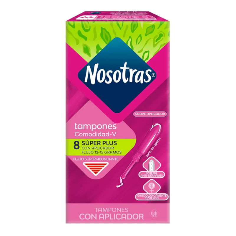 TAMP.NOSOTRAS APLICADOR SUPER PLUS 8UND - Imagen 1
