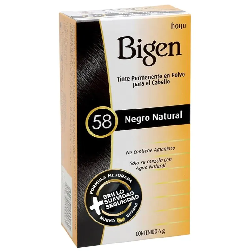 BIGEN 58 NEGRO NATURAL 6 GR - Imagen 1