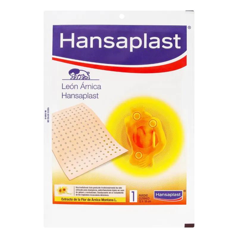 PARCHE LEON CON ARNICA HANSAPLAS UD - Imagen 1