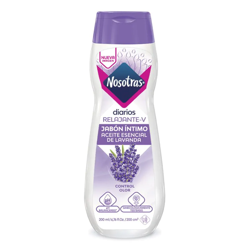 JABON INTIMO NOSOTRAS LAVANDA 200 ML - Imagen 1