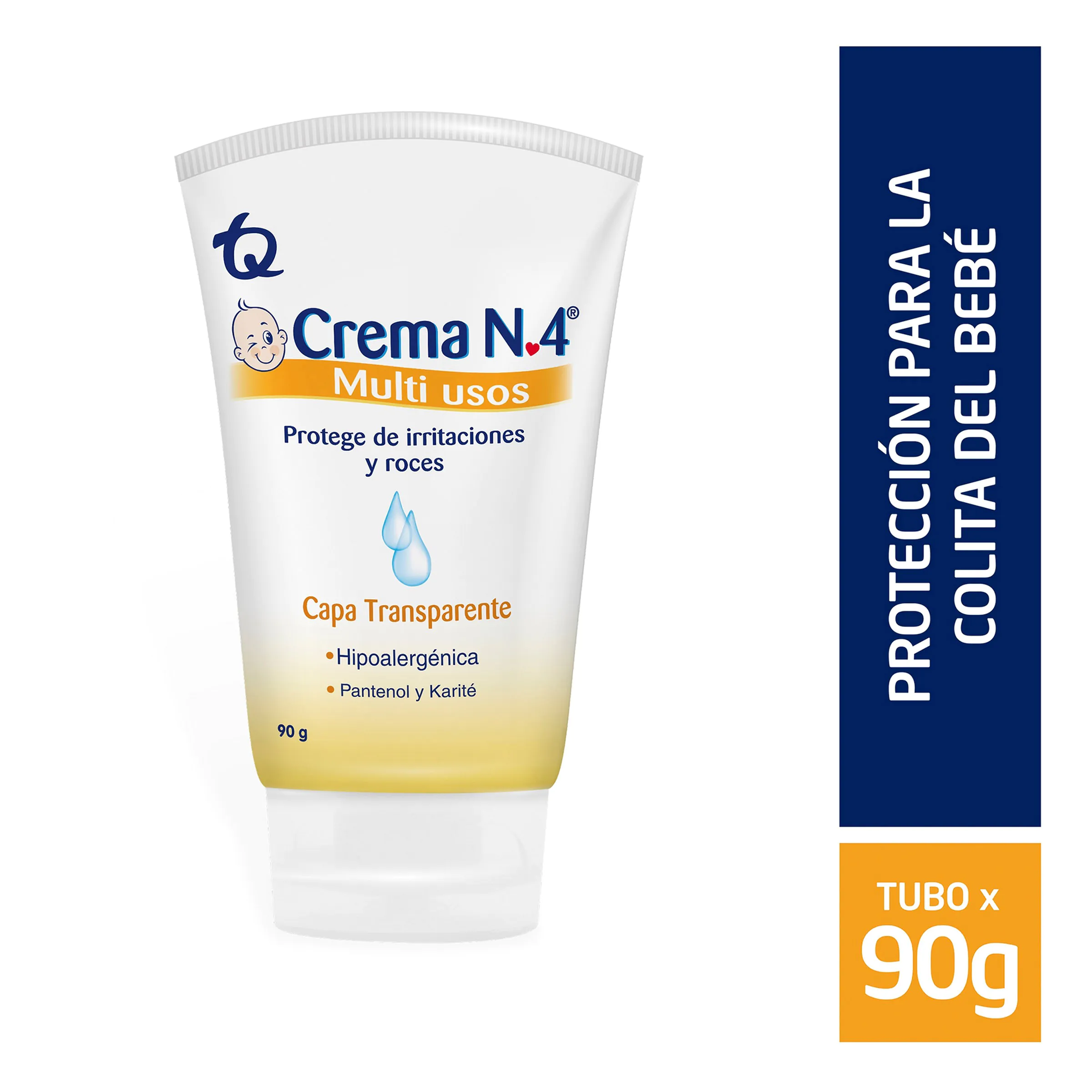 CREMA # 4 TRANSPARENTE MULTIUSOS 90 GR - Imagen 1