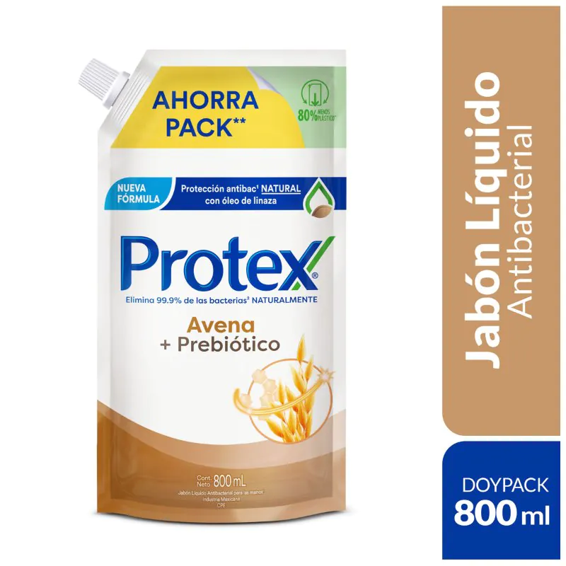 200042811-1.jpg JAB. PROTEX AVENA LIQ. ANT. 800 ML - Imagen 1