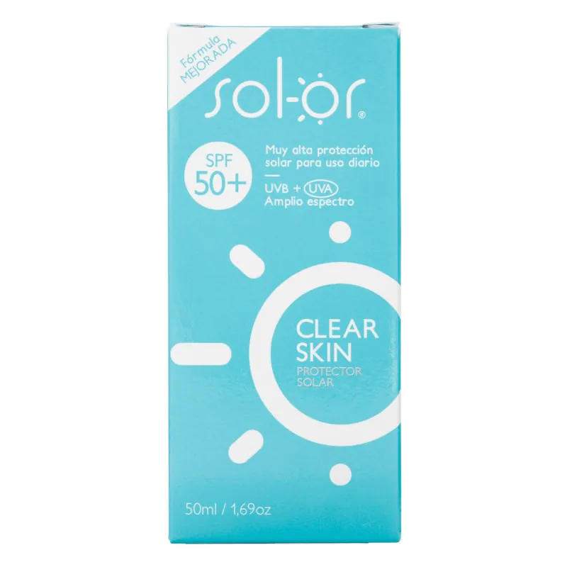 200042875-1.jpg BLOQ SOL-OR CLEAR SKIN FCO 50 ML - Imagen 1