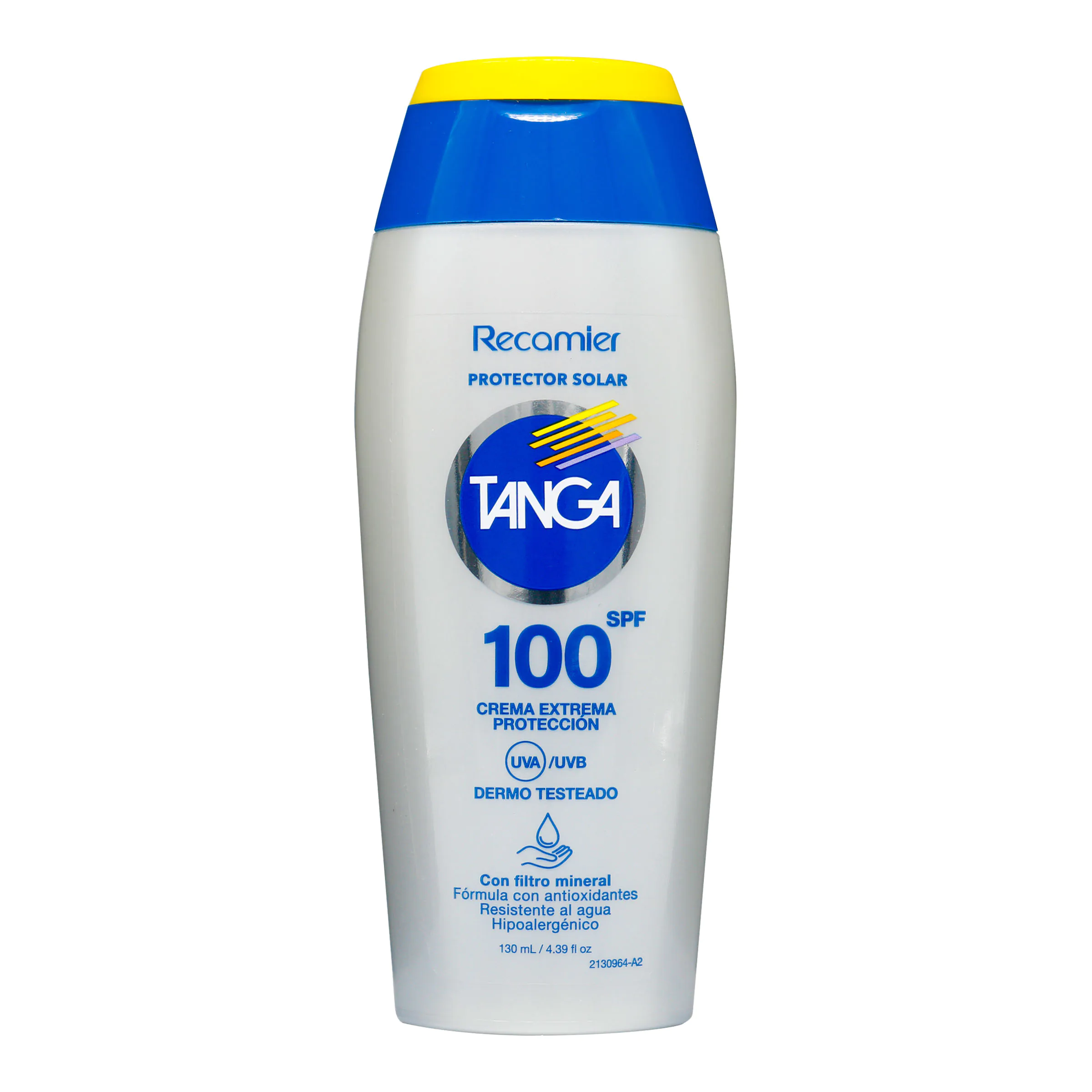BLOQ.TANGA SPF 100 ADULTOS CREMA 130 ML - Imagen 1