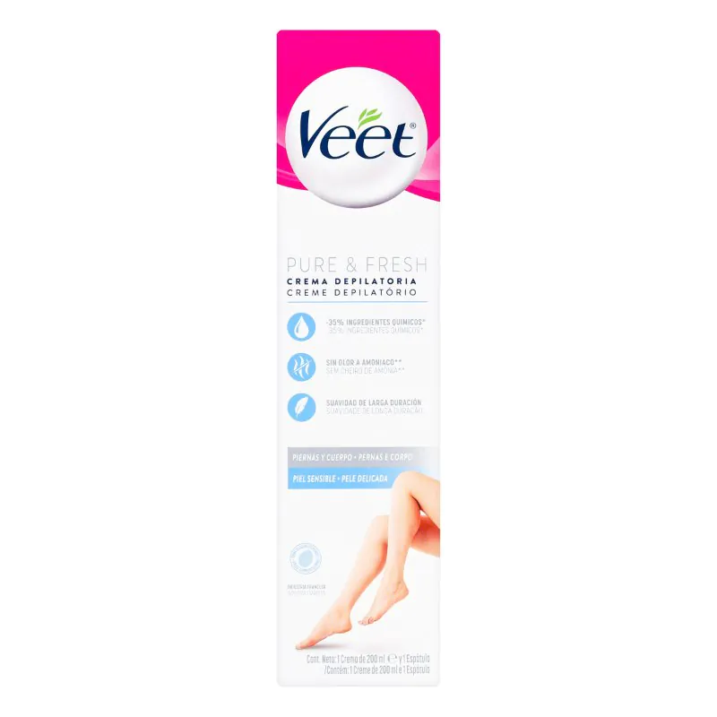 200043840-1.jpg VEET CREMA DEPILATORIA P.SENSIBLE 200 ML - Imagen 1