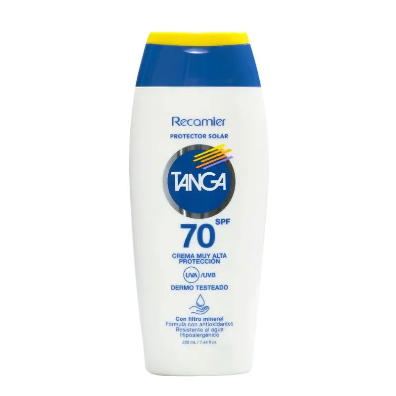 200043887-1.jpg BLOQ.TANGA SPF 70 ADULTOS CREMA 220 ML - Imagen 1