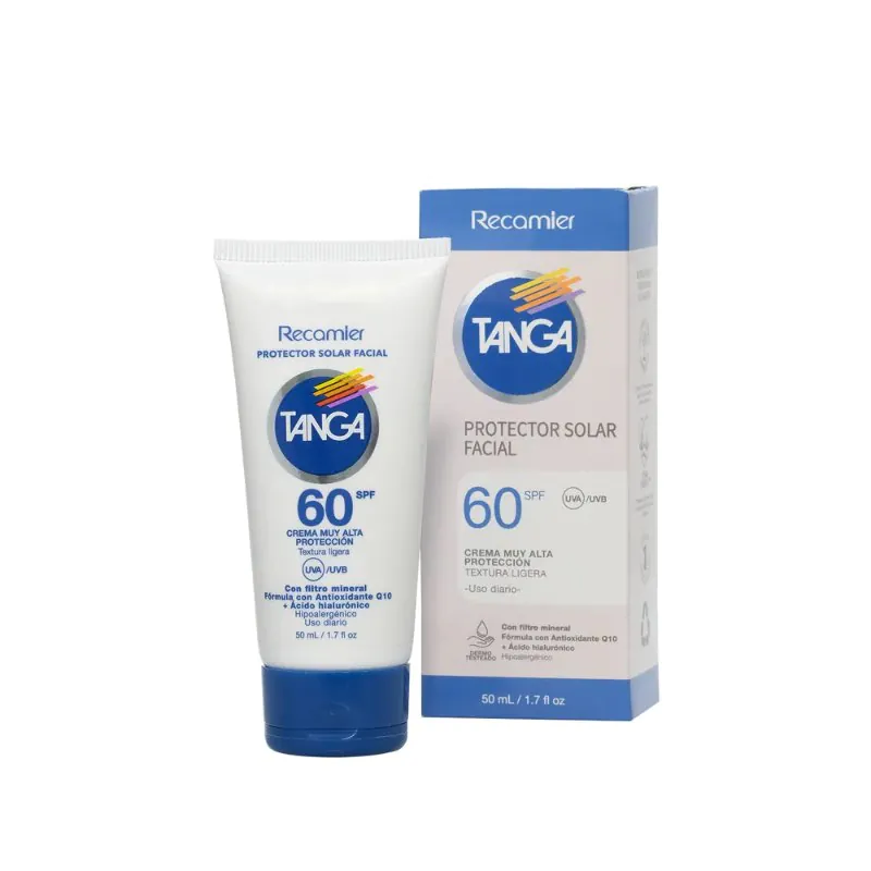 BLOQ.FACIAL TANGA SPF 60 50 ML - Imagen 1