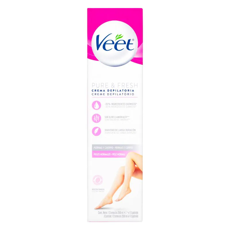 VEET CREMA DEPILATORIA PIEL NORMAL 200ML - Imagen 1
