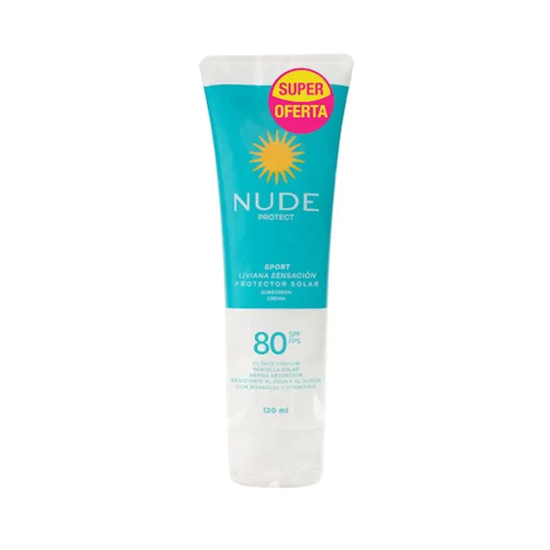2 PROT.NUDE SPORT SPF 80 120 ML S.O. - Imagen 1