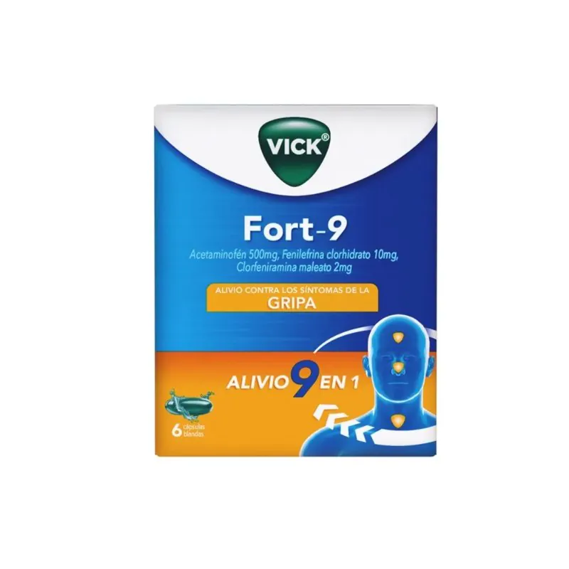 VICK FORT-9 6 CAPSULAS - Imagen 1
