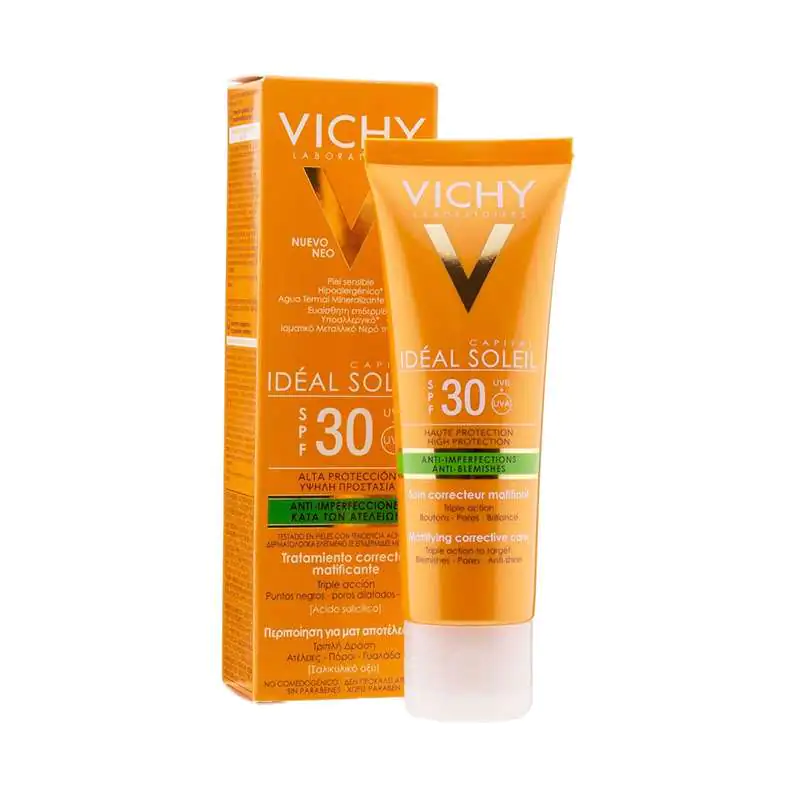BLOQ VICHY SPF 30+ X 50 ML ANTI IMPERFECCIONES - Imagen 1