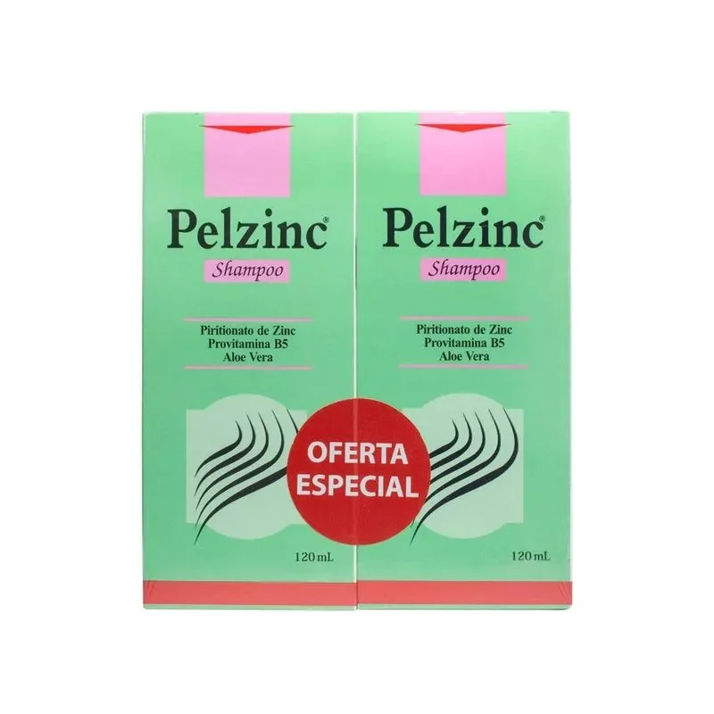 CHAMPU PELZINC 120 ML X 2 UNIDADES - Imagen 1