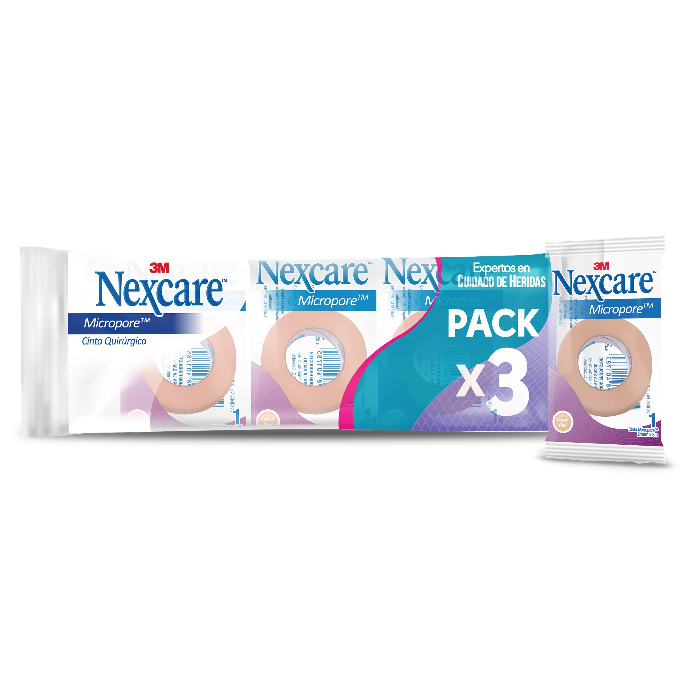 MICROPORE PIEL 3M - Imagen 1