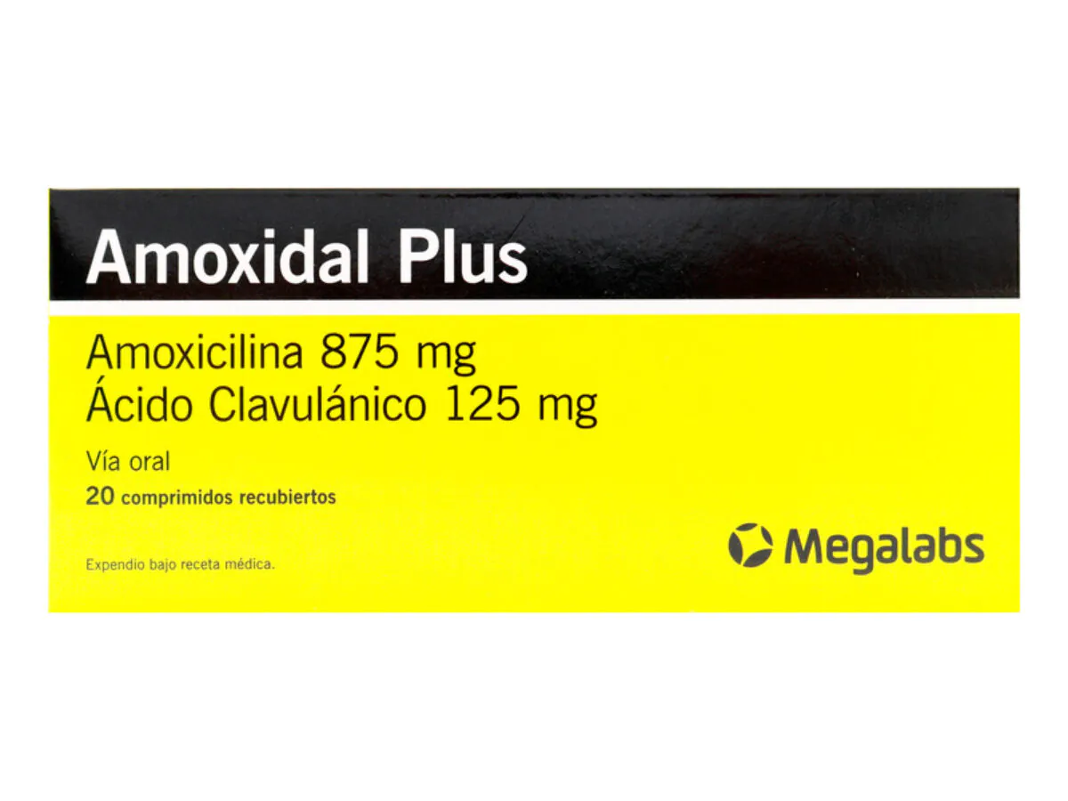 AMOXIDAL PLUS 20 TABLETAS REC - Imagen 1