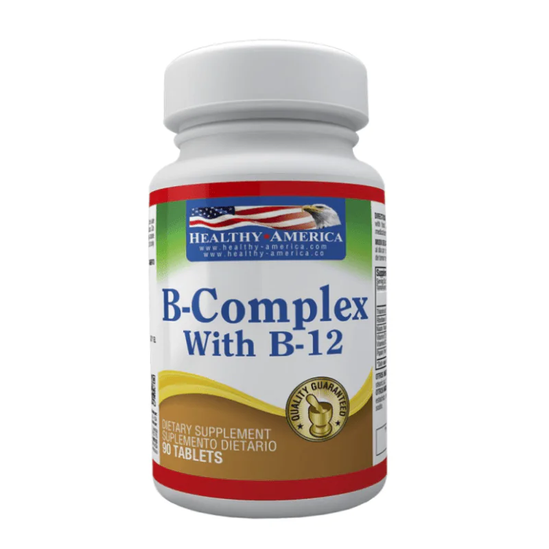 B-COMPLEX  B-12 X 90TBL HEALTY - Imagen 1