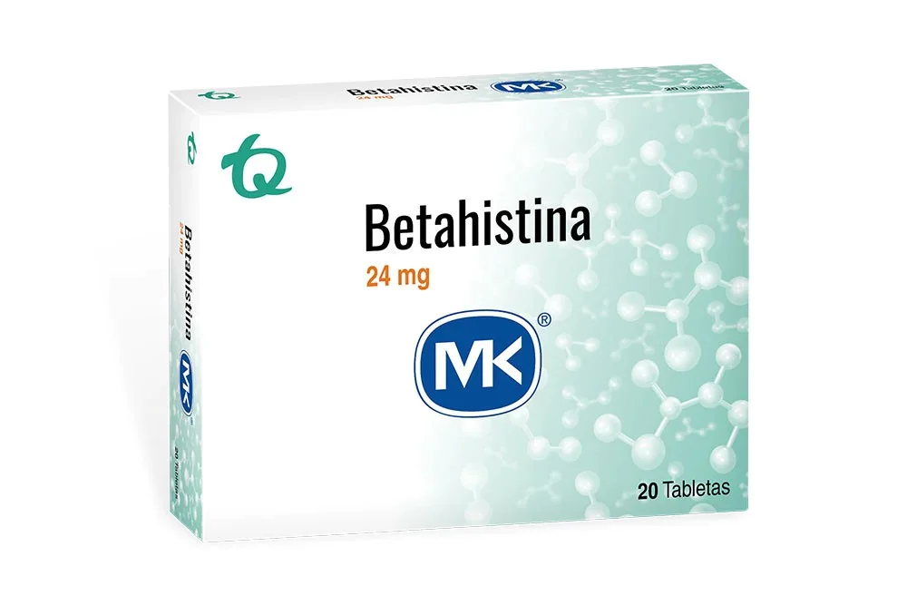 BETAHISTINA 24 MG 20 TBS MK BETAHISTINA 24 MG 20 TBS MK - Imagen 1