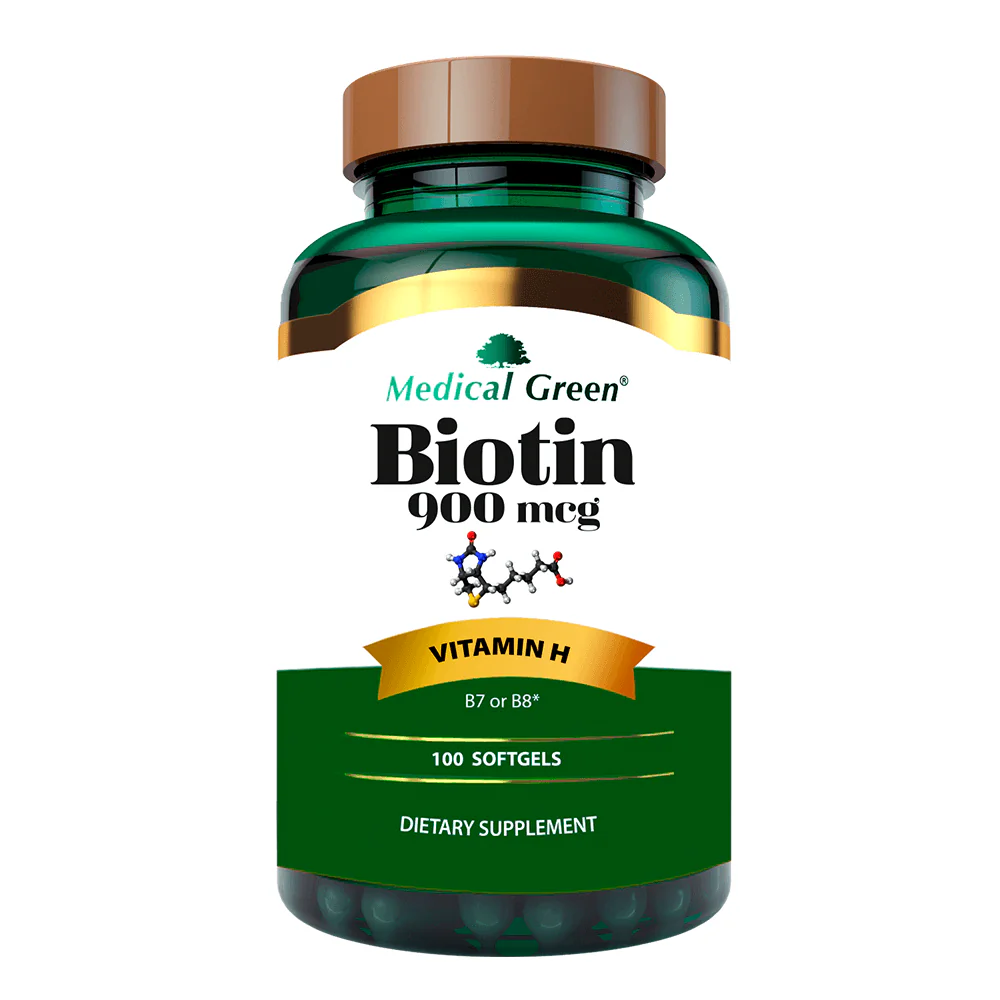 BIOTIN 900 MG X 100 CAP MEDICAL - Imagen 1