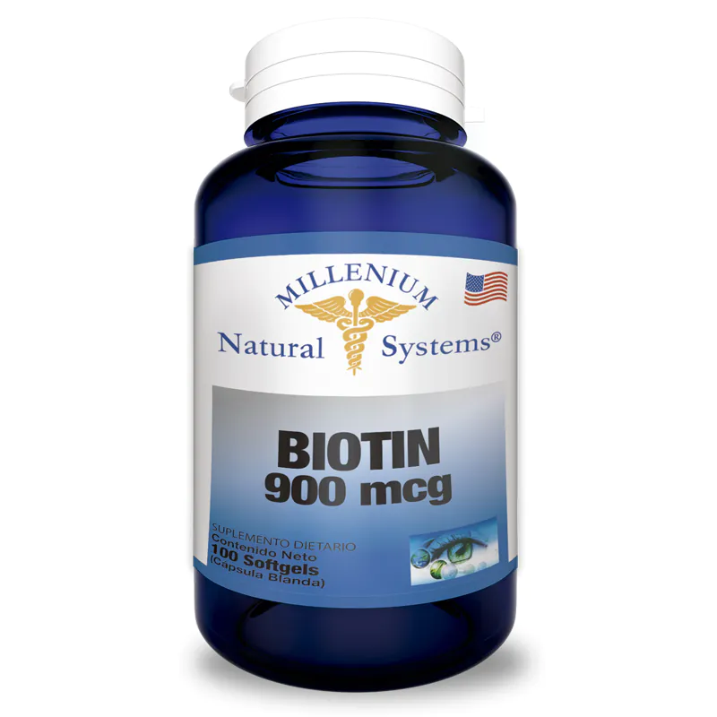 BIOTINA 900 MG X 100 CAPS SYSTEM* - Imagen 1