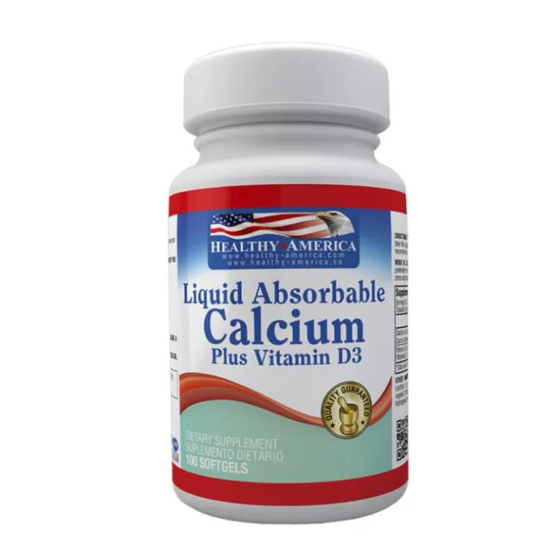 CALCIO VIT D 100 SOFT LIQUIDAS HEALTHY A - Imagen 1