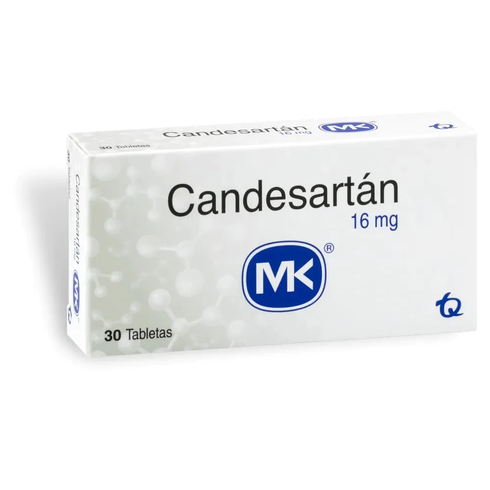 CANDESARTAN 16 MG 30 TABLETAS MK - Imagen 1