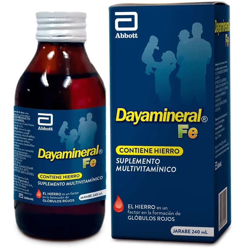 DAYAMINERAL E JARABE 240 ML IVA - Imagen 1
