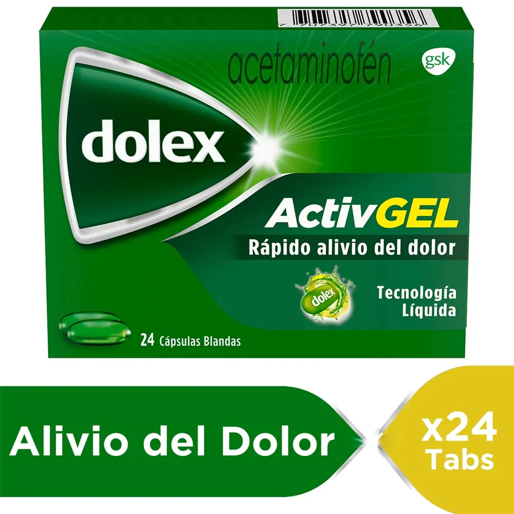 DOLEX ACTIVGEL 24 CAPSULAS LIQUIDAS - Imagen 1