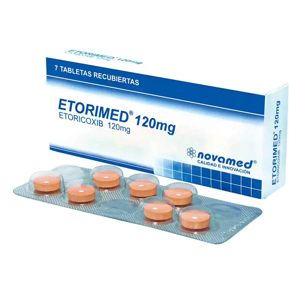 ETORIMED 120MG 7 TABLETAS - Imagen 1